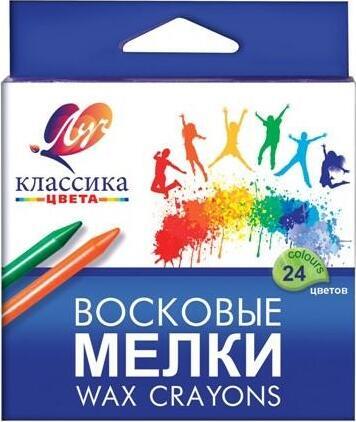 Creioane color cerate Classica rotunde 24 cul  12С 862-08   Луч