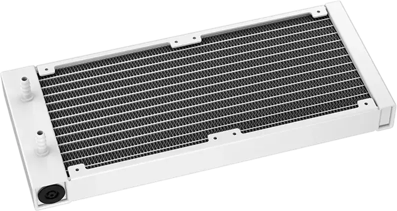 Cooler CPU Lichid AIO Deepcool LE240 V2 Alb, Radiator Aluminiu 240mm, Dual Ventilatoare 120mm PWM, Iluminare ARGB, Intel LGA 1851/1700/1200/115x, AMD AM5/AM4