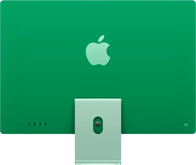 Apple iMac 24-inch (A3137) M4 Chip 10-Core CPU GPU, 16GB RAM, 256GB SSD, 4.5K Retina Display, 12MP Center Stage Camera, macOS Sequoia, Green