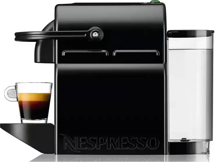 aparat de cafea DeLonghi Inissia EN80 BAE Capsule Nespresso, Pompa 19 Bar, 1260W, Rezervor 0.7L, Negru, cu Spumator de Lapte Aeroccino, Espresso si Lungo