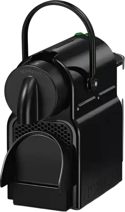 aparat de cafea DeLonghi Inissia EN80 BAE Capsule Nespresso, Pompa 19 Bar, 1260W, Rezervor 0.7L, Negru, cu Spumator de Lapte Aeroccino, Espresso si Lungo