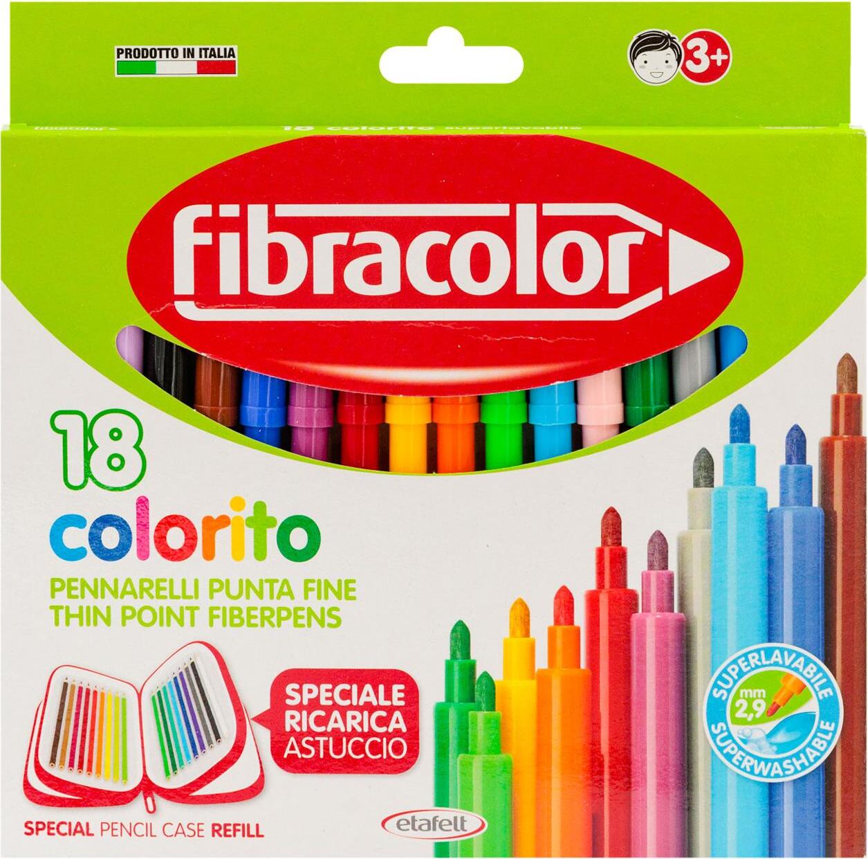 Carioci 18 cul  lavabile  Fibracolor 10539SW018SE