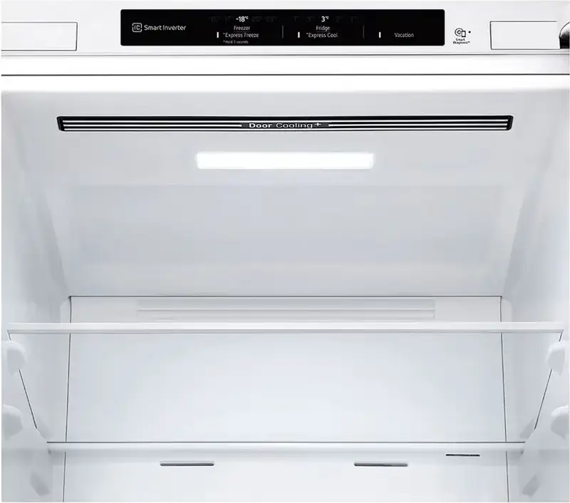 LG GBV3100ESW Freestanding Bottom Freezer Refrigerator, 344L Total Net Volume, No Frost, Smart Inverter Compressor, DoorCooling+, White, 186 cm