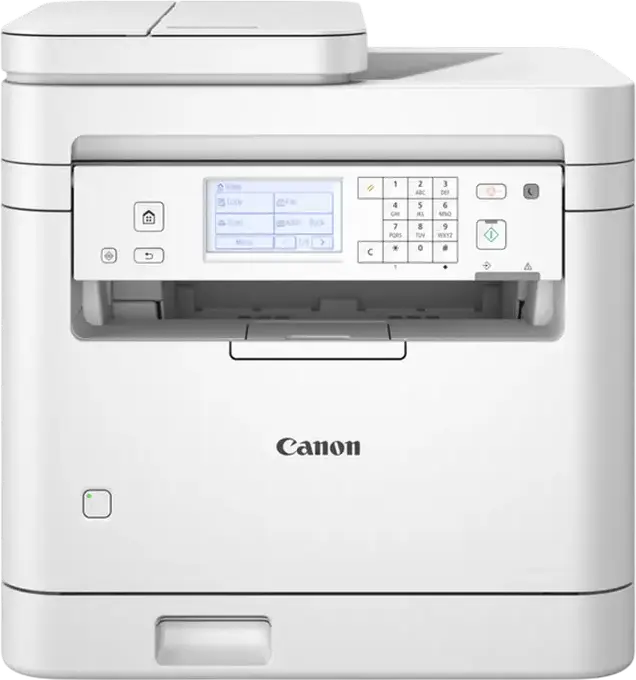 Canon i-Sensys MF287dw Monochrome Laser Multi-function Printer, Print Copy Scan Fax, 33.2 ppm, Auto Duplex, ADF, Ethernet, Wireless, White