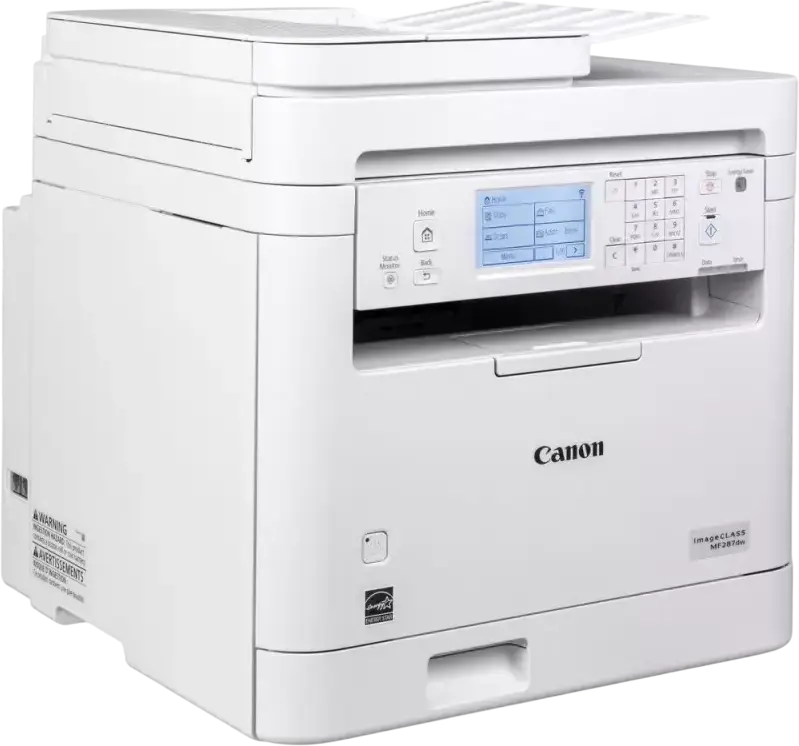 Canon i-Sensys MF287dw Monochrome Laser Multi-function Printer, Print Copy Scan Fax, 33.2 ppm, Auto Duplex, ADF, Ethernet, Wireless, White