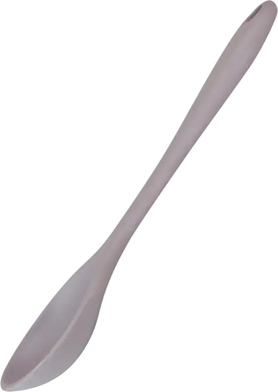CasaMasa T4020M-1GRI Classic Kitchen Spoon, Grey Silicone Cooking Utensil, 50g