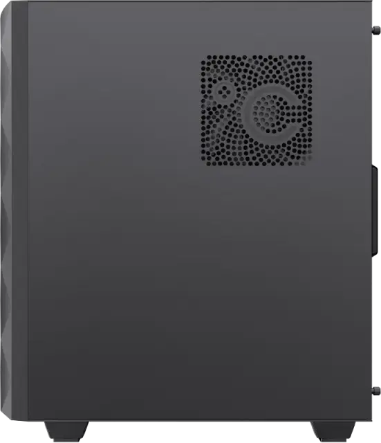 Gamemax Diamond CP WT Midi-Tower E-ATX Case, Black, Tempered Glass, ARGB Lighting, 4 Preinstalled Fans, Support GPU 340mm, CPU Cooler 170mm