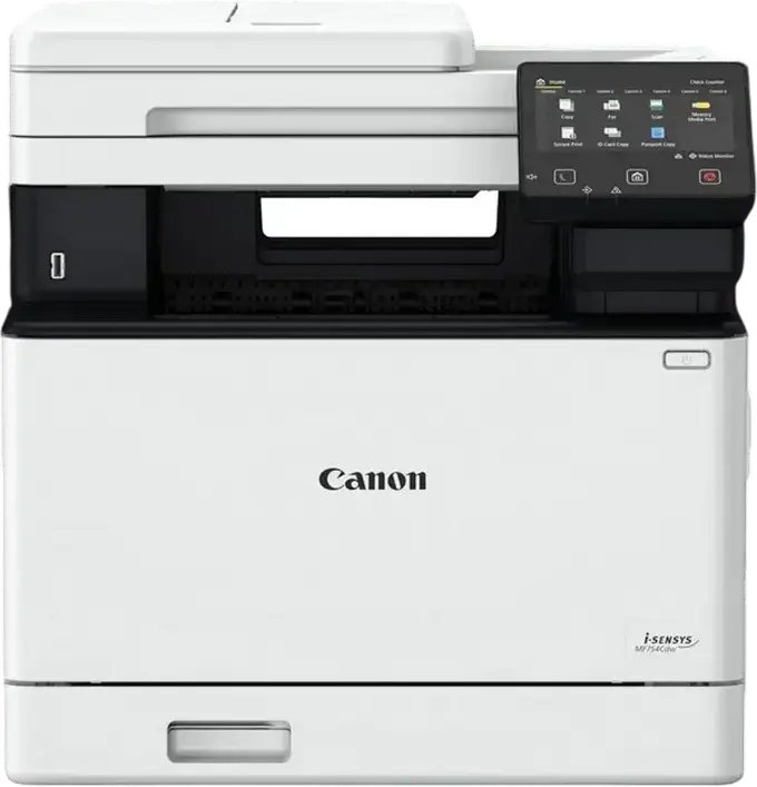 Imprimanta Multifunctionala Color Laser Canon i-Sensys MF754Cdw II, Printare Copiere Scanare Fax, 33 ppm, 1200x1200 dpi, Duplex, 1GB RAM, Cloud si Mobile