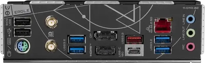 Gigabyte Z790 EAGLE AX Motherboard LGA1700 Intel Z790 ATX DDR5 7600MHz OC 256GB PCIe 5.0 Wi-Fi 6E Bluetooth 5.3 3x M.2 Gen4