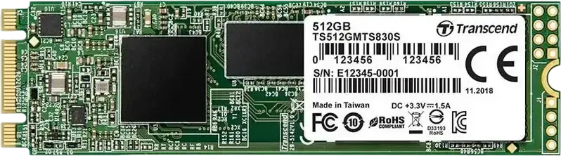 SSD Transcend 830S 512GB M.2 2280 SATA III 6Gb/s, Flash 3D NAND, Viteza Citire pana la 560MB/s, Scriere 500MB/s, Cache DDR3 DRAM, TS512GMTS830S
