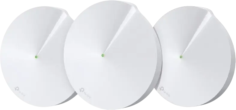 Sistem Mesh Wi-Fi TP-Link Deco M5 AC1300 Whole Home, Dual-Band Gigabit, CPU Quad-Core, Roaming Seamless, Antivirus HomeCare, MU-MIMO, Alb