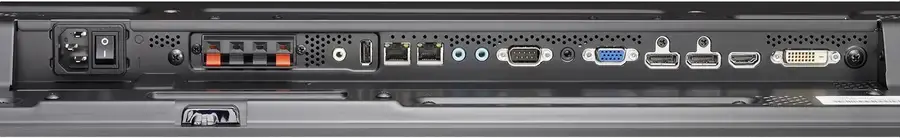 NEC MultiSync X554UNV-2 55" Video Wall Display, FHD 1920x1080, SVA Panel, Direct LED, 500 cd/m2 Brightness, 3.5mm Bezel, HDMI, DVI, VGA, NFC, Black