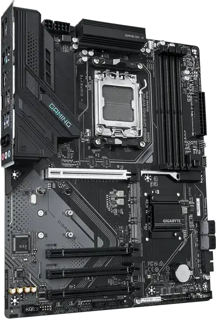 Placa de baza Gigabyte B850 GAMING WIFI6, Socket AMD AM5, Chipset B850, DDR5 8200MHz (OC), M.2 PCIe 5.0, ATX, Wi-Fi 6, Bluetooth 5.3, Ryzen 7000/8000/9000
