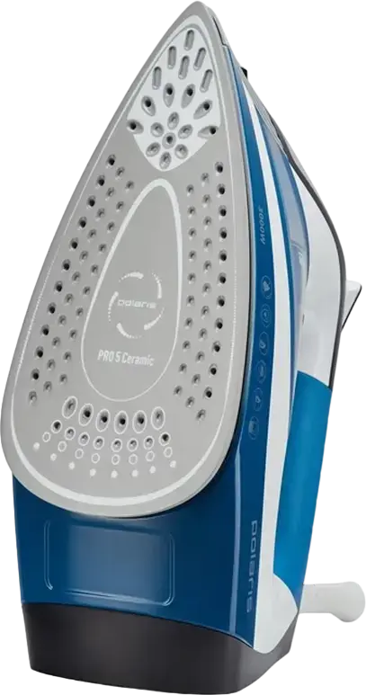 Polaris PIR3033 Steam Generator Iron, 3000W, PRO 5 Ceramic Soleplate, 450ml Tank, 260g/min Steam Boost, Anti-calc & Auto Shut-off, Blue and White