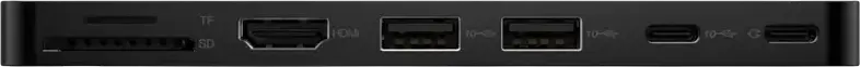 Док-станция Lenovo USB-C Slim Travel Dock, хаб 8-в-1 с HDMI 4K@60Hz, USB 3.2 Gen 2 Type-A и Type-C, слотом для SD карт, Power Delivery 65W, черный