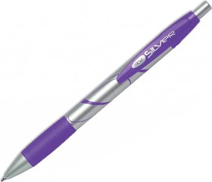 Hi-Text 902 Retractable Ballpoint Pen, Ergonomic Grip for Comfortable Writing, Quick-Drying Smooth Ink, Ideal for School and Office