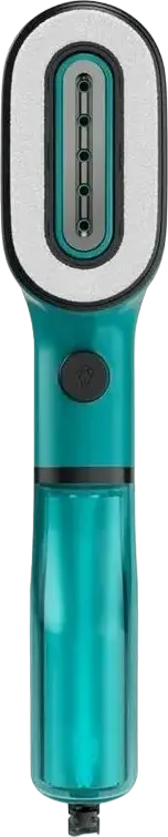 Fier de calcat cu abur vertical Tefal Pure Pop DT2024E1, Putere 1300W, Rezervor Apa 70ml, Flux Abur 20g/min, Sistem Pad Reversibil, Verde