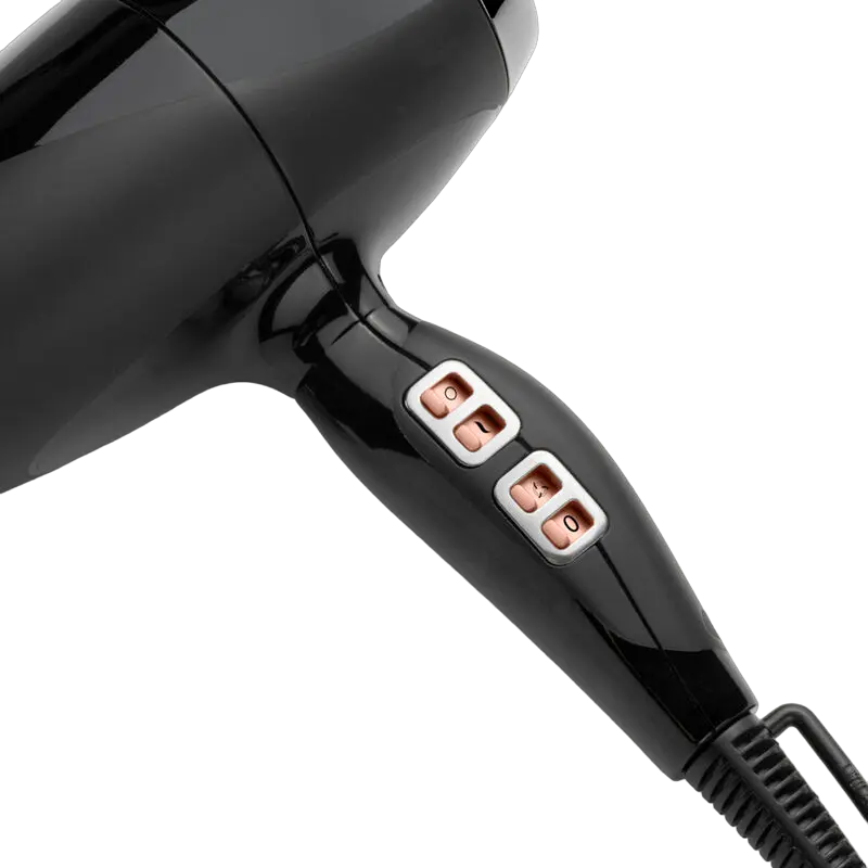 BaByliss 6716DE Air Power Pro Hair Dryer, 2300W Professional AC Motor, Ionic Ceramic Technology, AirGlide, 3 Temp 2 Speed, Diffuser & 2 Concentrators