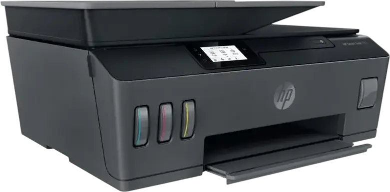 Imprimanta Multifunctionata Ink Tank HP Smart Tank 530, Printare Scanare Copiere, ADF 35 foi, Wi-Fi Dual-band, Aplicatie HP Smart, 1200x1200 dpi, Negru