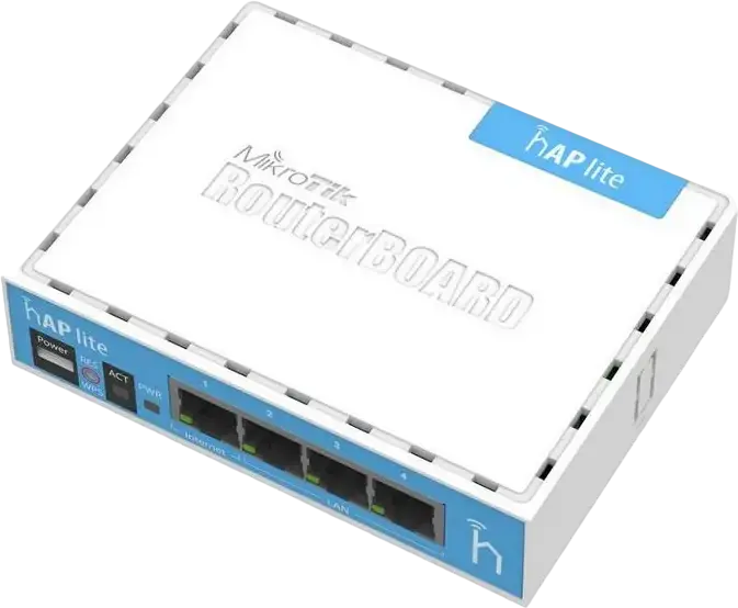 Router MikroTik hAP Lite, Alb