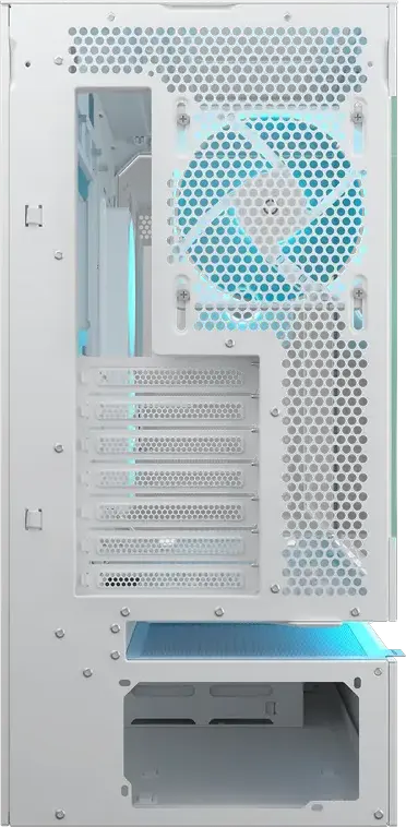 Carcasa Gaming Cougar CFV235 CGR-2DA4W Mid-Tower, Alb, Sticla Temperata Frontala si Laterala, ATX/M-ATX/ITX, GPU 430mm, Cooler CPU 175mm, Ventilatoare ARGB