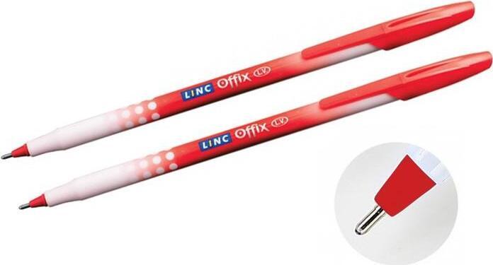 Pix cu bila LINC Offix 1.0mm 1500F 1/50 rosu