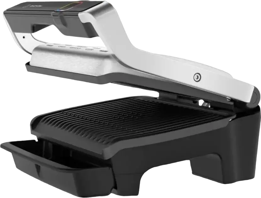 Grătar electric Tefal OptiGrill Elite, 2000W, Argintiu