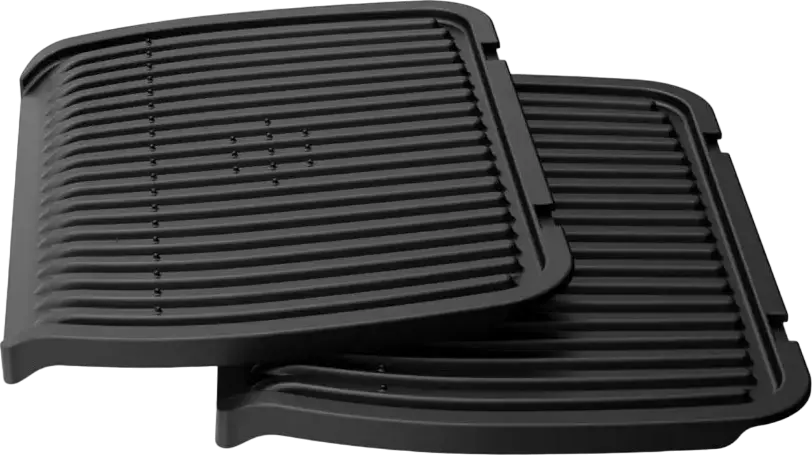 Tefal OptiGrill Elite Electric Grill 2000W, 30x20 cm Plates, 12 Automatic Programs, Searing Boost, Touch Control, Detachable Dishwasher Safe Plates, Silver