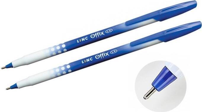 Pix cu bila LINC Offix 1.0mm 1500F 1/50 albastru