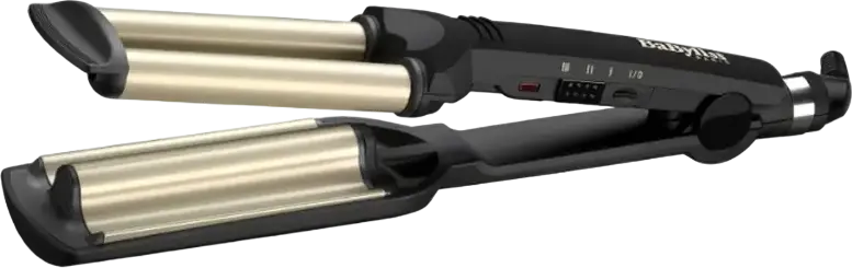 Плойка для создания волн BaByliss Easy Waves C260E с двойным цилиндром 15 мм, титано-керамическое покрытие, 3 режима температуры (160-200°C), быстрый нагрев и термоковрик