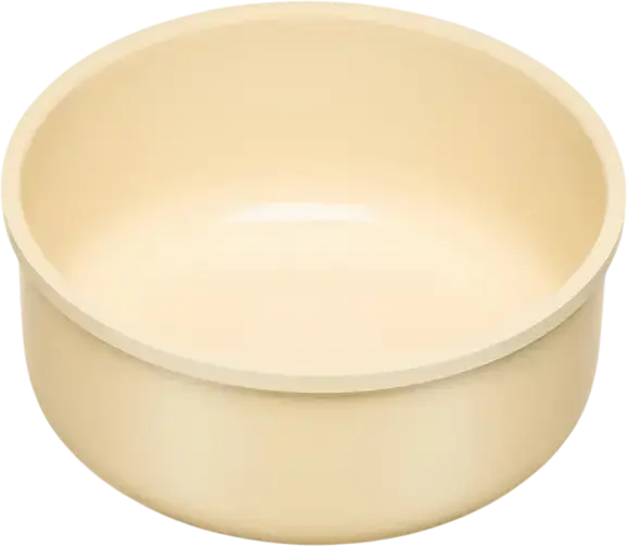 RESTO 95802 Save & Stock Cookware Set, Non-Stick Aluminium Pots and Pans with Detachable Handle, Glass Lids, Induction Compatible, PTFE/PFAS Free, Beige