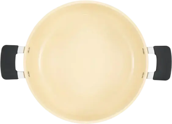 RESTO 95802 Save & Stock Cookware Set, Non-Stick Aluminium Pots and Pans with Detachable Handle, Glass Lids, Induction Compatible, PTFE/PFAS Free, Beige