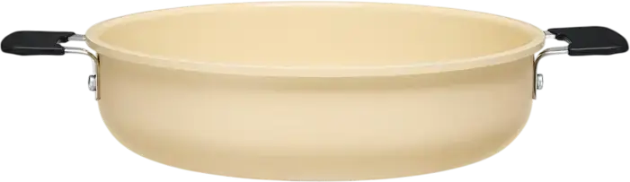 RESTO 95802 Save & Stock Cookware Set, Non-Stick Aluminium Pots and Pans with Detachable Handle, Glass Lids, Induction Compatible, PTFE/PFAS Free, Beige