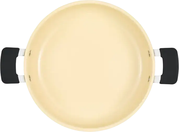RESTO 95802 Save & Stock Cookware Set, Non-Stick Aluminium Pots and Pans with Detachable Handle, Glass Lids, Induction Compatible, PTFE/PFAS Free, Beige