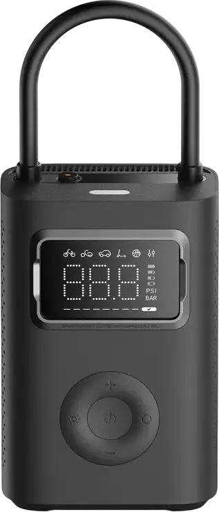 Xiaomi Portable Electric Air Compressor 2 Pro MJCQB07PQW, 150 PSI / 10.3 Bar, 2500mAh Battery, Rapid Inflation, SOS Emergency Light, Type-C Charging