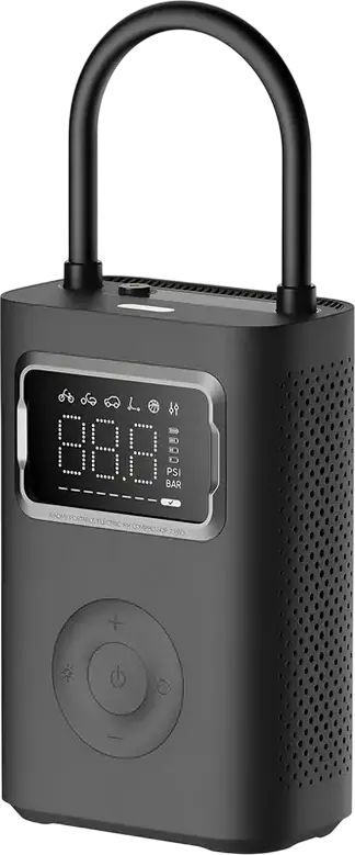 Xiaomi Portable Electric Air Compressor 2 Pro MJCQB07PQW, 150 PSI / 10.3 Bar, 2500mAh Battery, Rapid Inflation, SOS Emergency Light, Type-C Charging