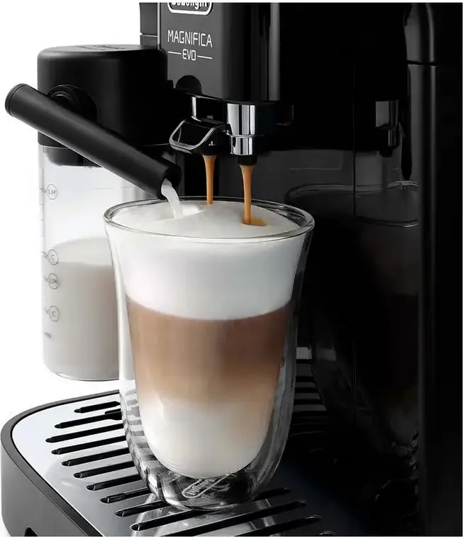 DeLonghi Magnifica Evo ECAM290.51.B Automatic Coffee Machine, LatteCrema System, 15 Bar, 1.8L Tank, 1450W, Black