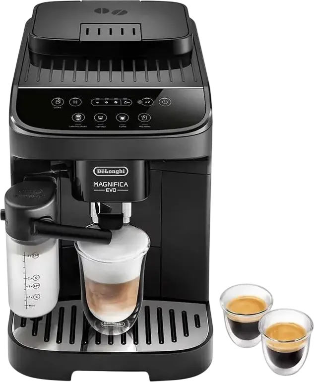 DeLonghi Magnifica Evo ECAM290.51.B Automatic Coffee Machine, LatteCrema System, 15 Bar, 1.8L Tank, 1450W, Black