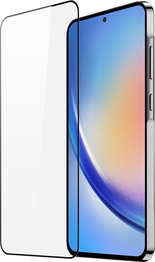 Dux Ducis Tempered Glass Screen Protector for Samsung Galaxy A35 5G, 9H Hardness, 0.3mm 9D Impact and Scratch Resistant, Oleophobic Coating, Black