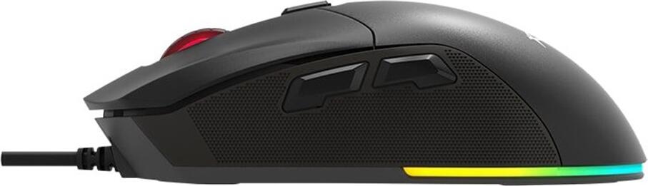Проводная игровая мышь Xtrike Me GM-316, регулируемый DPI до 7200 Max, 7 программируемых кнопок, RGB-подсветка, эргономичный дизайн, 67 г, 2 сменные панели