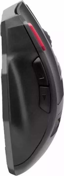 Xtrike Me GW-600 Wireless Gaming Mouse, 2.4GHz Optical Sensor, Adjustable 1600 DPI, 7 Buttons, 7-Color Breathing Backlight, Ergonomic Design, Black