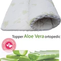 Topper Saltea Ortopedica Divian Savor, 160 x 200 cm, Spuma Airy Foam 5 cm, Husă Demontabilă cu Aloe Vera, Anti-bacterial, Densitate 28 kg/m3, Suport 150 kg
