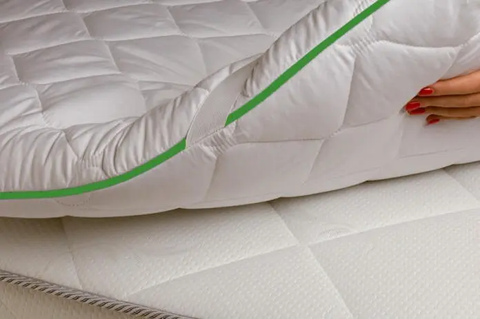 Savor Aloe Vera Memory Topper, 140 x 200 cm, 5 cm Viscoelastic Memory Foam Mattress Topper, Removable Aloe Vera Treated Cover, Anti-Bacterial, Max 150 kg