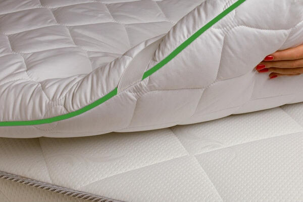 Savor Aloe Vera Memory Topper, 140 cm, 5 cm Viscoelastic Memory Foam Mattress Topper, Removable Aloe Vera Treated Cover, Anti-Bacterial, Max 150 kg