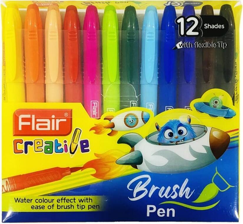 Carioci-pensule in penar FLAIR Brush 200 12 cul. FA 8024 1/5/80