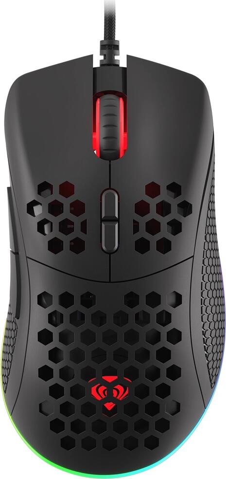 Genesis Mouse Krypton 550, 8000 DPI, Optical, Light Weight, With Software, Black