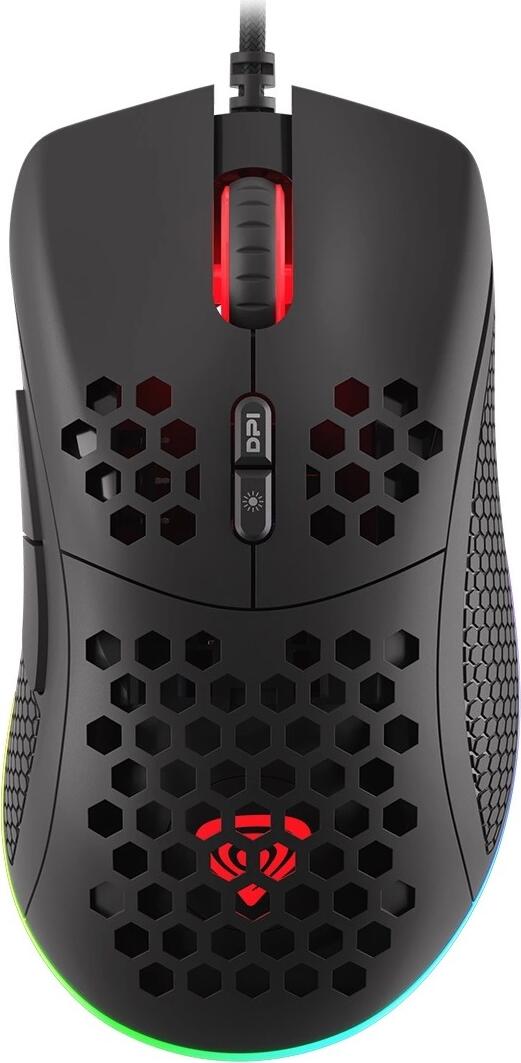 Genesis Mouse Krypton 555, 8000 DPI, RGB Illuminated, With Software, Black