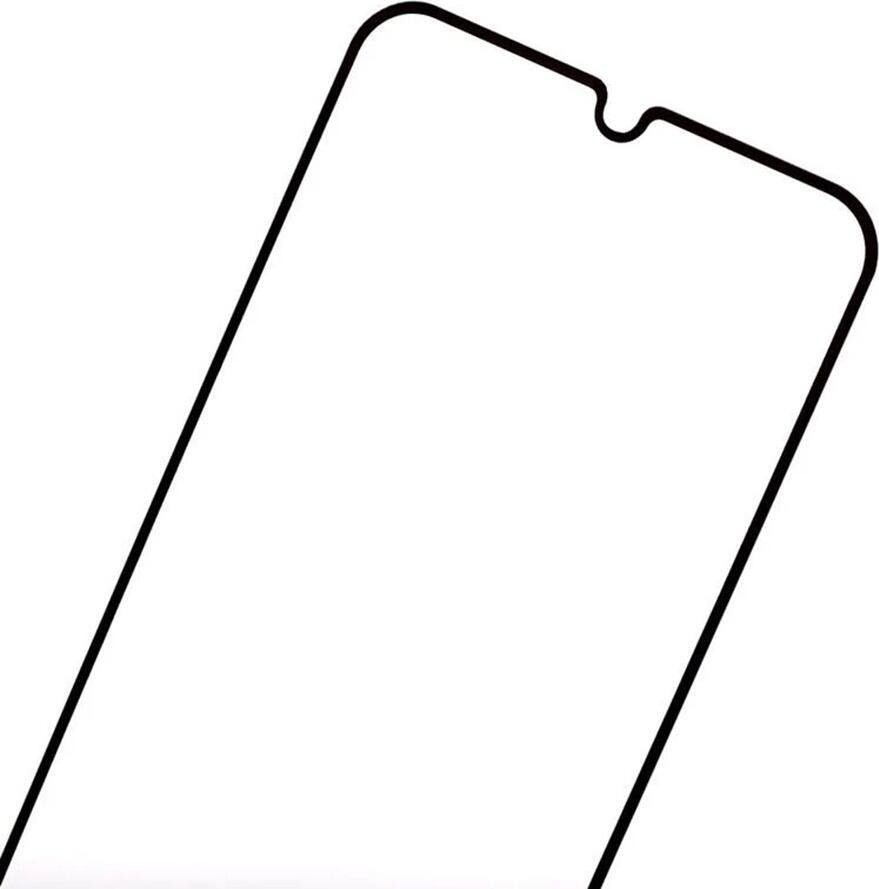 Helmet Diamond Glass 5D Tempered Glass Screen Protector for Samsung Galaxy A05 A05S, Shockproof Scratch Resistant Anti-Fingerprint Front Glass, Black