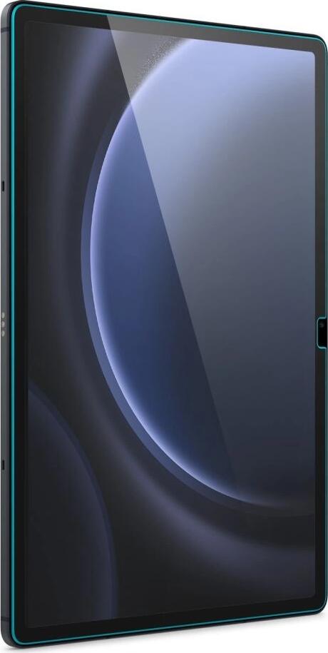 Helmet Diamond Glass Tempered Screen Protector for Samsung Tab S9 FE Plus 12.4 inch, Scratch and Dust Resistant, High Transparency Full Coverage