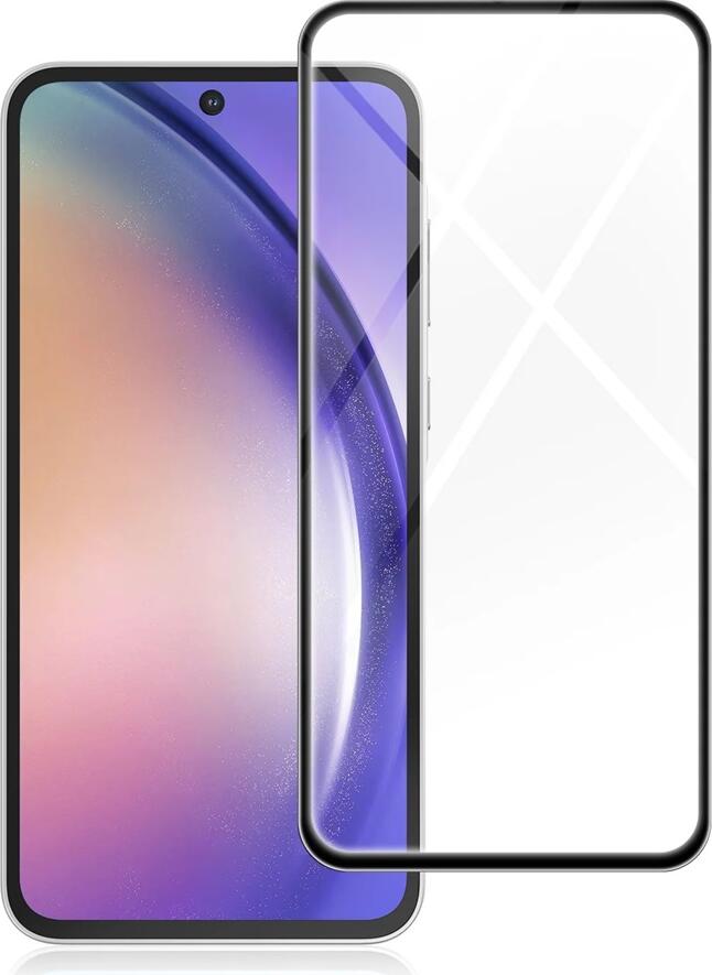 Protectie Ecran Helmet Diamond Glass 5D pentru Samsung Galaxy A55 5G, Sticla Temperata Premium cu Margini Curbate, Rezistenta la Socuri si Zgarieturi, Negru